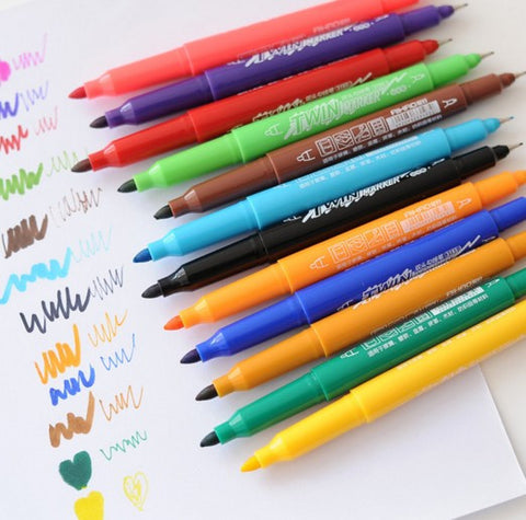 Art Marker with Hook Line Pen