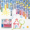 Deli 24 Colors Painting Brush Crayon