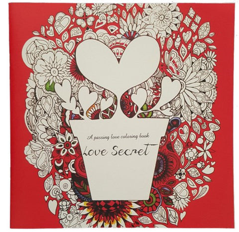 Love Secret Coloring Book