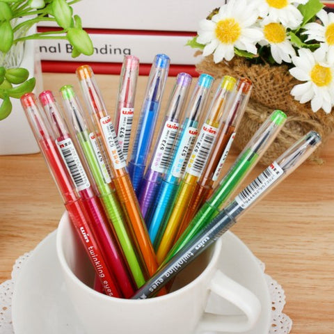 12Pcs Color Ink Gel Pen
